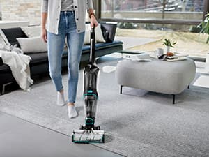 Bissell CrossWave Cordless Max Vacuum Mop All in One Wet and Dry Vac Combo Hard Floor Cleaner and Area Rugs, Cordless Mop, Pack-in Formulas Included, 2554A