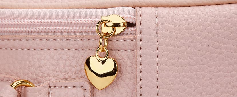 KKXIU Purse Gifts for Girls Cute Little Girl Crossbody Bag Heart Kids Small Backpack with Tassel (A)