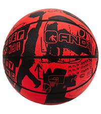 AND1 Chaos Rubber Basketball: Game Ready, Office Regulation Size (29.5”) Streetball, Made for Indoor/Outdoor Basketball Games- Graffiti Series