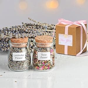 40 Pack Glass Favor Jars with Cork Lid, 3.4 oz Small Glass Bottles for Wedding Favor, Baby Shower, Party Favor, Gift Jars for Candy, Bonus Twine and Labels