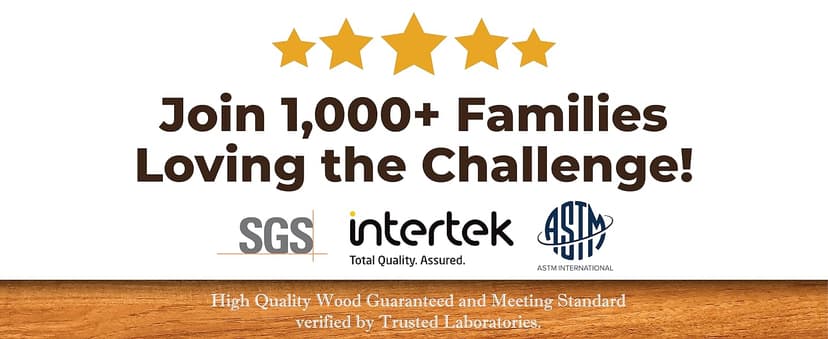 BSIRI Wooden Tic Tac Toe Game - Brain Teaser Puzzles for Adults and Unique Gifts for Kids, Coffee Table Decor Living Room Decor Modern Wood Decor, Classic Board Games for Family (5.5 Inch)