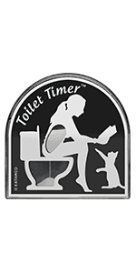 Katamco The Original Toilet Timer (Classic), As Seen on Shark Tank. Funny Gift for Men, Husband, Dad, Son, Birthday, Christmas, Father's Day.