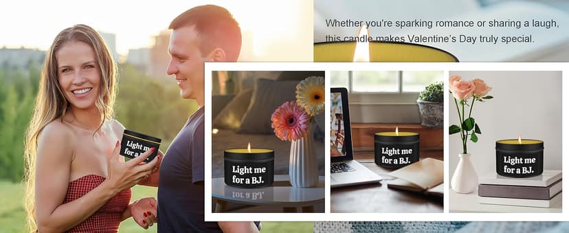 Gifts for Him Boyfriend Husband Funny Anniversary Wedding Birthday Gifts for Men Naughty Engagement Gift for Couples Husband Boyfriend Birthday Gift Ideas, Unique Romantic Lavender Candle for Men