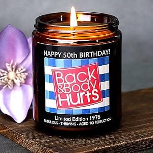 50th Birthday Gifts for Her and Him, 50th Birthday Decorations for Women Men, Funny Birthday Gifts for Women Mom Dad Husband Wife Friends Sister, Cool Best Gift Ideas for 50 Year Old Woman