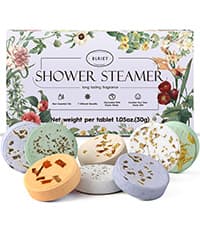 Shower Steamers Aromatherapy BLRIET 8 Pack Gifts for Women, Birthday Christmas White Elephant Gifts Stocking Stuffers for Adults Her Mom Him Home Spa Gym Natural Essential Oil Self Care Relaxation