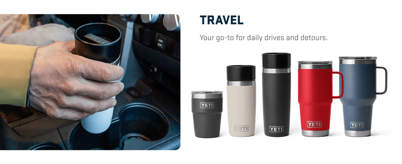 YETI Rambler 20 oz Stainless Steel Vacuum Insulated Tumbler w/MagSlider Lid