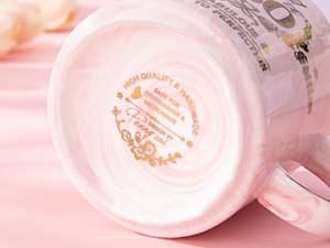 Biching 80th Birthday Gifts for Women, 14oz Pink Coffee Mug with Gold Pattern, Best Gifts for 80 Year Old Grandma, Mom, Sister, Friend, Fabulous 80 Limited Edition, 1943 Birthday Gifts for Women.