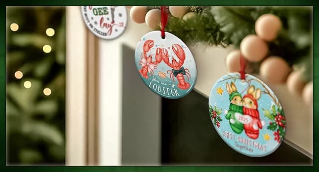 Neighbor Christmas Ornament 2025 - Thoughtful for Neighbors, Meaningful Keepsake Tree Decoration, Thank You Xmas Ornament, Unique Neighbor Gift Idea for Home Décor