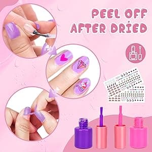 Heaning Kids Washable Makeup Girl Toys - Real Makeup Kit Kid Make up Set for Toddlers Children Princess Dress Up Christmas Birthday Gifts Toys for 3 4 5 6 7 8 9 10 11 12 Year Old Girls