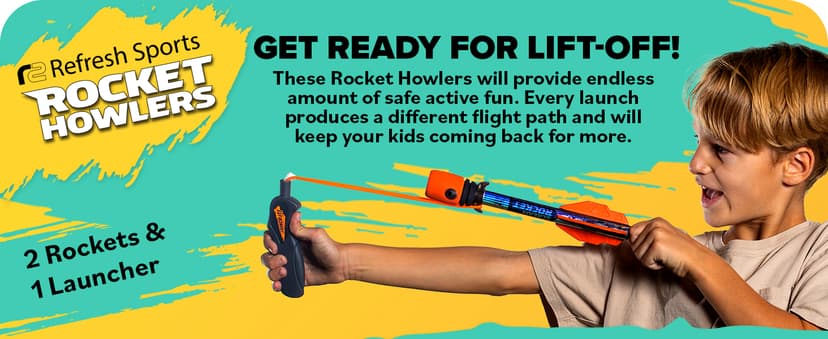 Toy Rocket Launcher for Kids: Outdoor Toys Slingshot Rocket Launchers - Best Gifts for Boys & Girls All Ages - Fun Stocking Stuffers for Kids & Teen Boy Gifts for 8 9 10 11 12 Year Old Boys Gift Idea