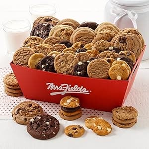 Mrs. Fields Signature Cookie Combo Crate - Assorted with 6 Original Cookies and 24 Nibblers Bite-Sized Cookies in our 5 Classic Flavors