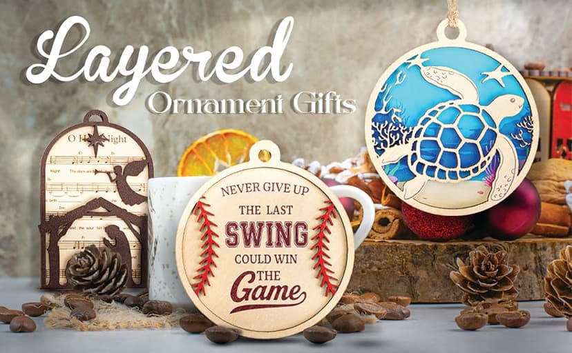 Arizona Gifts Cactus Ornament – Southwestern Decor Handmade Wooden Christmas Ornaments 2025, Unique Cactus Decor with Sun Desert Scene, Rustic Holiday Gift Idea for Home Tree Decoration