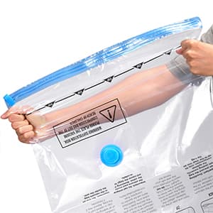 Combo 12 Pack Travel Vacuum Bags with Portable Electric Pump, Space Saver Vacuum Storage Bags for Clothing and Luggage, Travel Essentials