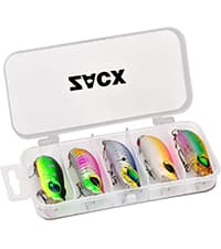 ZACX Fish Lip Gripper Pliers - Upgraded Muti-Function Hook Remover and Split Ring Pliers for Fly Fishing, Ice Fishing, Fishing Gear - Gift for Men (Package B)