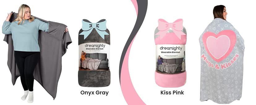 Wearable Blankets for Women, Adult Wearable Blanket Men, Girlfriend Gifts for Women Dorm Room Essentials for Her