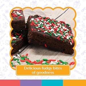 Christmas Gift Basket Chocolate Brownies Food Gift Individually Wrapped For Men Women Package | Nut Free | Kosher
