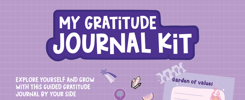 jackinthebox Gratitude Journal Kit for Girls Ages 8-12, 242 pcs, Scrapbooking Journal Set for Teen & Tween Girls,10 Fun Gratitude Exercises, Journal Art & Craft Kit, Ideal Gift for Girls 8 9 10 11 12