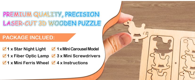 Poraxy 4 in 1 STEM Kits for Kids Age 8-10, Science STEM Projects for Kids 8-12, 3D Puzzles, Educational Craft Building Toys 8-13, Christmas Birthday Gifts for Girls Boys 6 7 8 9 10 11 12 13 Year Old