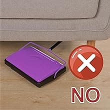 Yocada Carpet Sweeper Cleaner for Home Office Low&Undercoat Carpets Rugs Pet Hair Dust Scraps Paper Small Rubbish Cleaning with a Brush