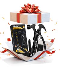 Stocking Stuffers Gifts for Men LED Flashlight Gloves, Mens Gifts for Christmas Anniversary Birthday Gifts for Men Dad Husband Him Husband, Camping Essentials Cool Gadgets Tools for Fishing Repairing