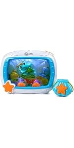 Baby Einstein Sea Dreams Soother Musical Crib Toy and Sound Machine, Newborn and up