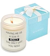 Kosmickiss Dog Mom Gifts for Women, Funny Dog Lovers Gifts for Women, Birthday Christmas Mothers Day Gift, Handmade Soy Wax Candle