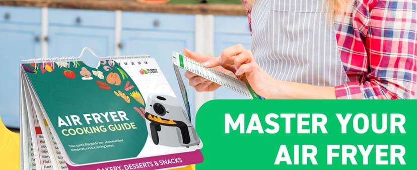 Air Fryer Cheat Sheet Magnets Cooking Guide Booklet - Air Fryer Cookbooks - Air Fryer Liners - Air Fryers Kitchen Gifts Gadgets 2025 - Air Fryer Accessories - Air Fryer Cooking Guide