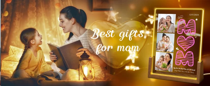 Custom Spotify Plaque-Personalized Picture Frames with Night Light,Music Plaque Frame,Personalized Anniversary Birthday Gifts for Women Men Girlfriend Boyfriend Couples