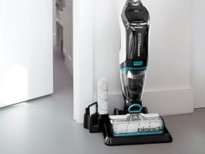Bissell CrossWave Cordless Max Vacuum Mop All in One Wet and Dry Vac Combo Hard Floor Cleaner and Area Rugs, Cordless Mop, Pack-in Formulas Included, 2554A
