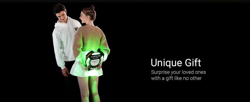 TOSY Flying Disc - 108 RGB Multicolor or 36 Monocolor LEDs, Super Bright, Smart Modes, Christmas Stocking Stuffers Gift, Camping Toy for Kid/Teen/Adult, Auto Light Up, Rechargeable, Waterproof, 175g