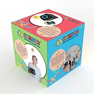 KOMBOID Ball Bouncing Skill Game for Teenagers and Adults. 12+ Years Old. Cube X 1, Single Cube, 2 Balls.