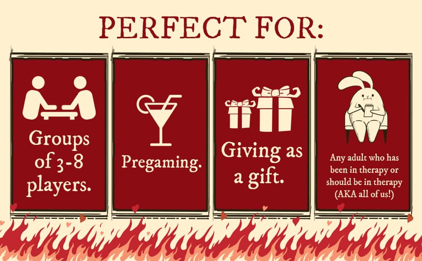 Horrible Therapist: Extra Horrible Edition by Exploding Kittens - A Card Game for 3-8 Players, Ages 17+ - Adult Party Game for Family Night