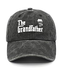 Gifts for Grandfather, Grandpa Hat, Grandfather Father Day Christmas Birthday Gift Ideas, Adjustable Baseball Cap