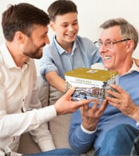 Matilde Vicenzi Roma Cookie Gift Tin - Italian Pastries & Cookies in Individually Wrapped Trays - Bakery Dessert Gifts For Birthdays, Thank You, Get Well and Every Special Occassion - Puff Pastry, Assorted Cookies in Italian Design Gift Tin 32.5oz (920g)