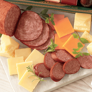 The Swiss Colony 25 Holiday Favorites – Summer Sausage Meats and Cheeses, Assorted Chocolates, and Spreadables, Sweet and Savory Treats, Gift for Holidays, Christmas, or Birthdays, Food Gift Box