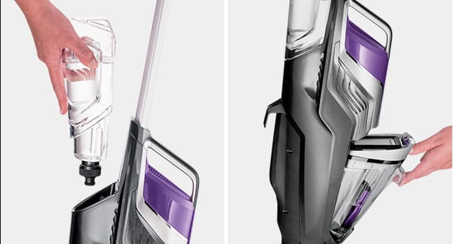 BISSELL Crosswave Pet Pro All in One Wet Dry Vacuum Cleaner and Mop for Hard Floors and Area Rugs, Purple, 2306A