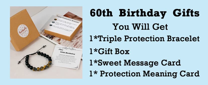 Sereney Christmas Gifts for Him Son Boys Bonus Dad Father Men Boyfriend Grandson Friend as Triple Protection ID Bracelets Birthday Gifts for 9 10 11 12 13 15 16 17 18 21 30 40 50 60 Year Old Men