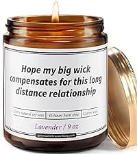 Funny Anniversary Candle for Couples - Funny Gift from Friends for Engagement or Anniversary - Best Couple Ever Thank You Present Idea for Him & Her, Fiance, Newly Engaged Candle for Couples