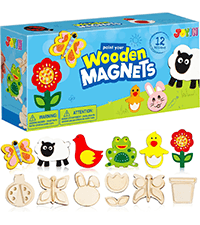 JOYIN Rock Painting Kit- Glow in The Dark Rock Kit, Arts and Crafts for Kids Ages 6-12, Art Supplies Toy, Kids Craft Paint Kits, Arts & Crafts for Boys Girls Birthday Party Gift Toy