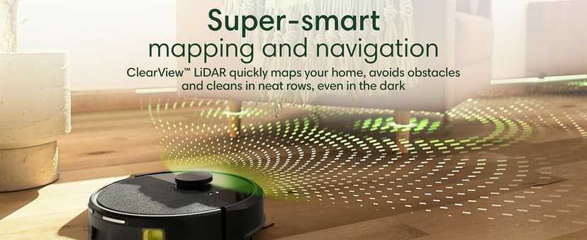 iRobot Roomba 105 Vac Robot Vacuum with AutoEmpty Dock - Self-Empties for 75 Days, Easy to use, Intense Power-Lifting Suction, LiDAR Navigation, Multi-Surface Cleaning, Cleans in Neat Rows