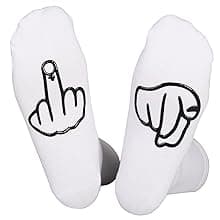 Show off Funny Colorful Novelty Socks ,Gag Christmas Gifts for Men and Women New Year