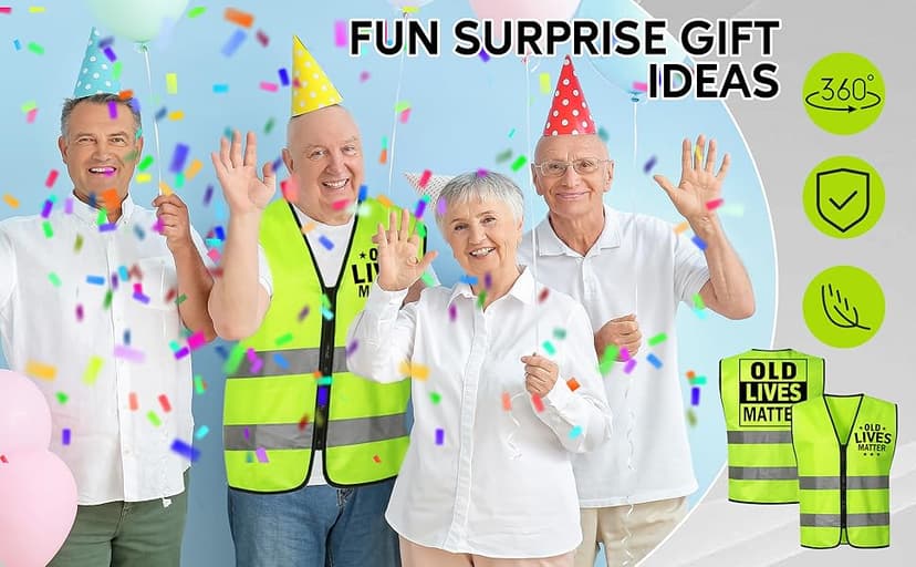 Funny Birthday Gifts for Men 60th Birthday Decorations Old Lives Still Matter Gifts for Men Funny Gifts for Older Man 40/50/60/70th Gifts for Dads Birthday Old Mens Birthday Gifts Ideas Green