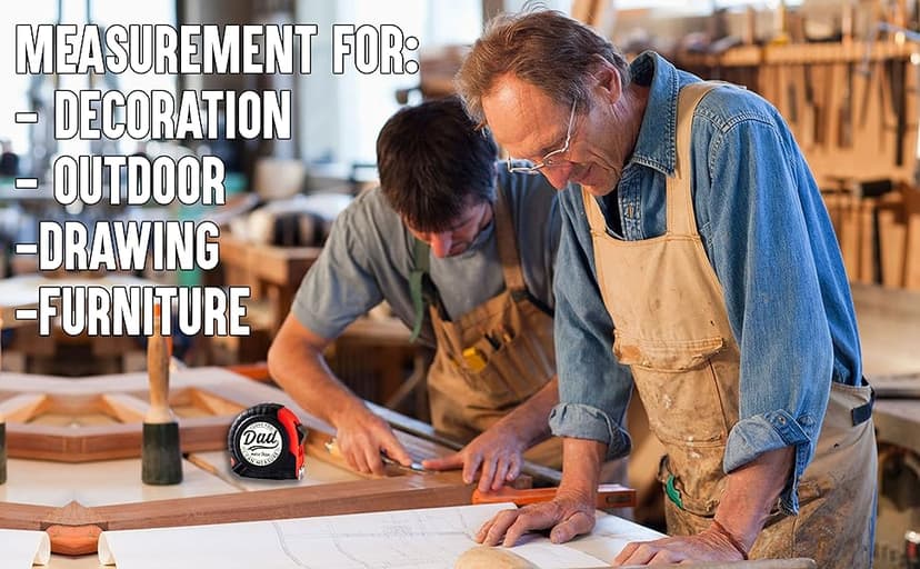 Dad Gifts from Daughter Son for Fathers Day Measure Tape - Cool Fathers Day Presents - Birthday Gifts for New Girl Son Best Dad - Woodworking Carpenter Measuring Tape