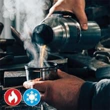 THERMOS Stainless King Vacuum-Insulated Beverage Bottle, 40 Ounce, Midnight Blue