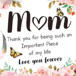 Gifts for Mom - Delicate Mom Birthday Gifts from Daughter Son - Engraved Acrylic Block Puzzle Piece 3.9 x 3.3 inch - Mothers Day Christmas Birthday Gifts for Mom, Ideas