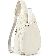 CLUCI Crossbody Bags for Women Men,Leather Sling Bag Cross Body Backpack for Woman Gifts for Women Birthday Unique