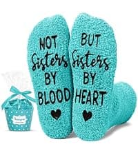 HAPPYPOP Bestie Gifts for Women - BFF Gifts, Best Friends Socks for Sisters Friends