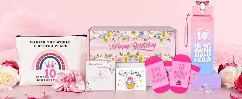 Gifts for 10 Year Old Girl, 10 Year Old Girl Birthday Gifts, 10th Birthday Gift for Girls Ideas for Daughter, Sister, Niece, Granddaughter, Popular Double Digits Birthday Gift for Teen Girls