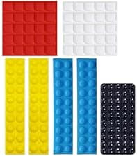 Bump Dots for Visually Impaired 165 Pcs Combo Pack(Red,Yellow,Black,White) - Low Vision Aids Braille Stickers Raised Tactile Dots for Elderly, Blind