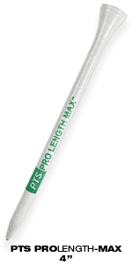 Pride PTS Wood Golf Tees - 135 Count, 3-1/4 Inch - 1 Brand on Tour - Best for Drivers & Woods - Improve Distance and Accuracy